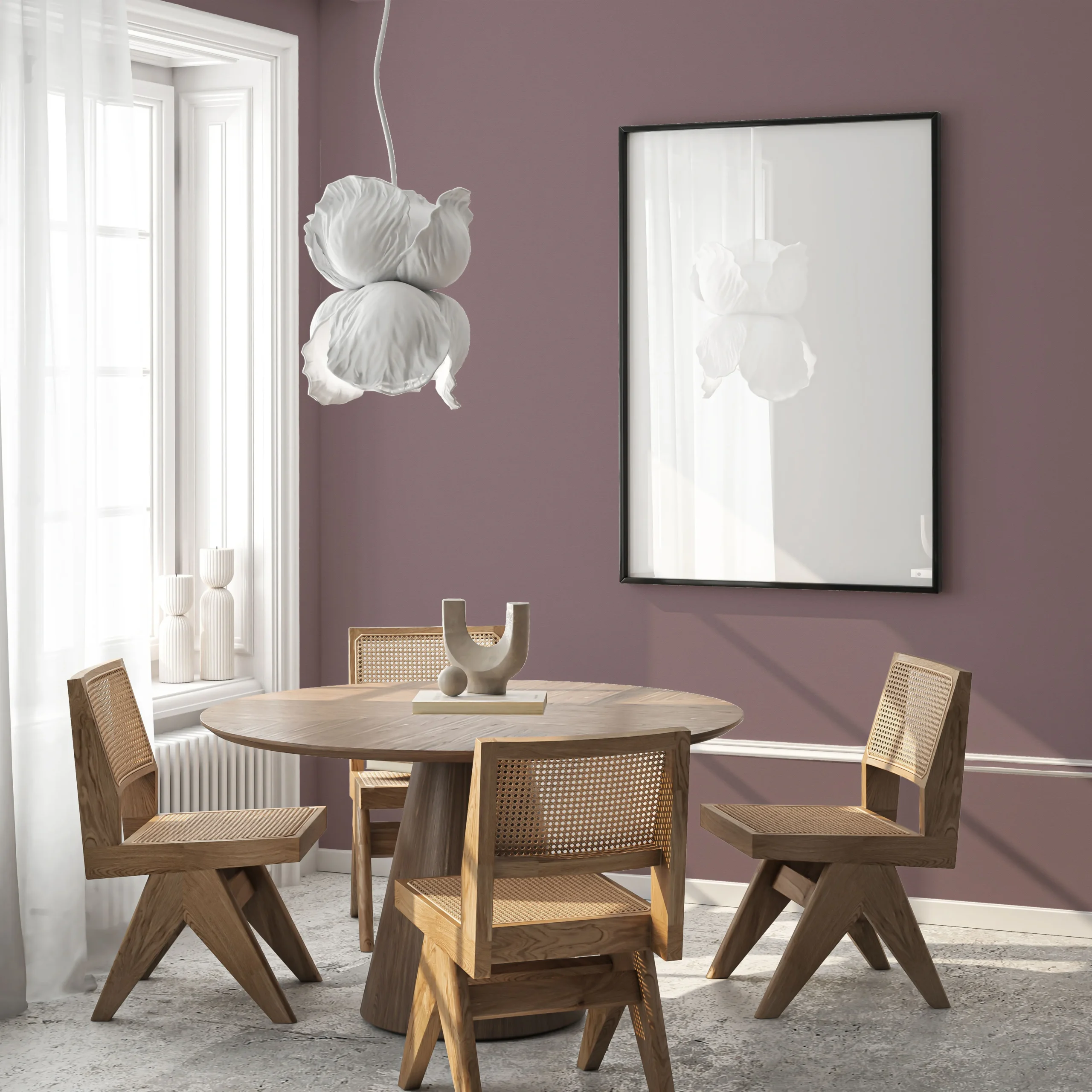 Purple Embossed Wallpaper – Understated Elegance (24204-7)